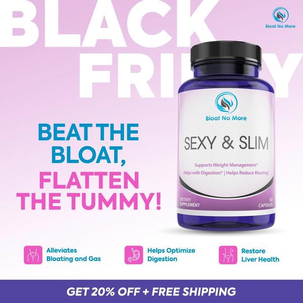 A high-contrast 1:1 square ad for a weight management supplement utilizing a Black Friday offer hook to drive awareness and conversions.